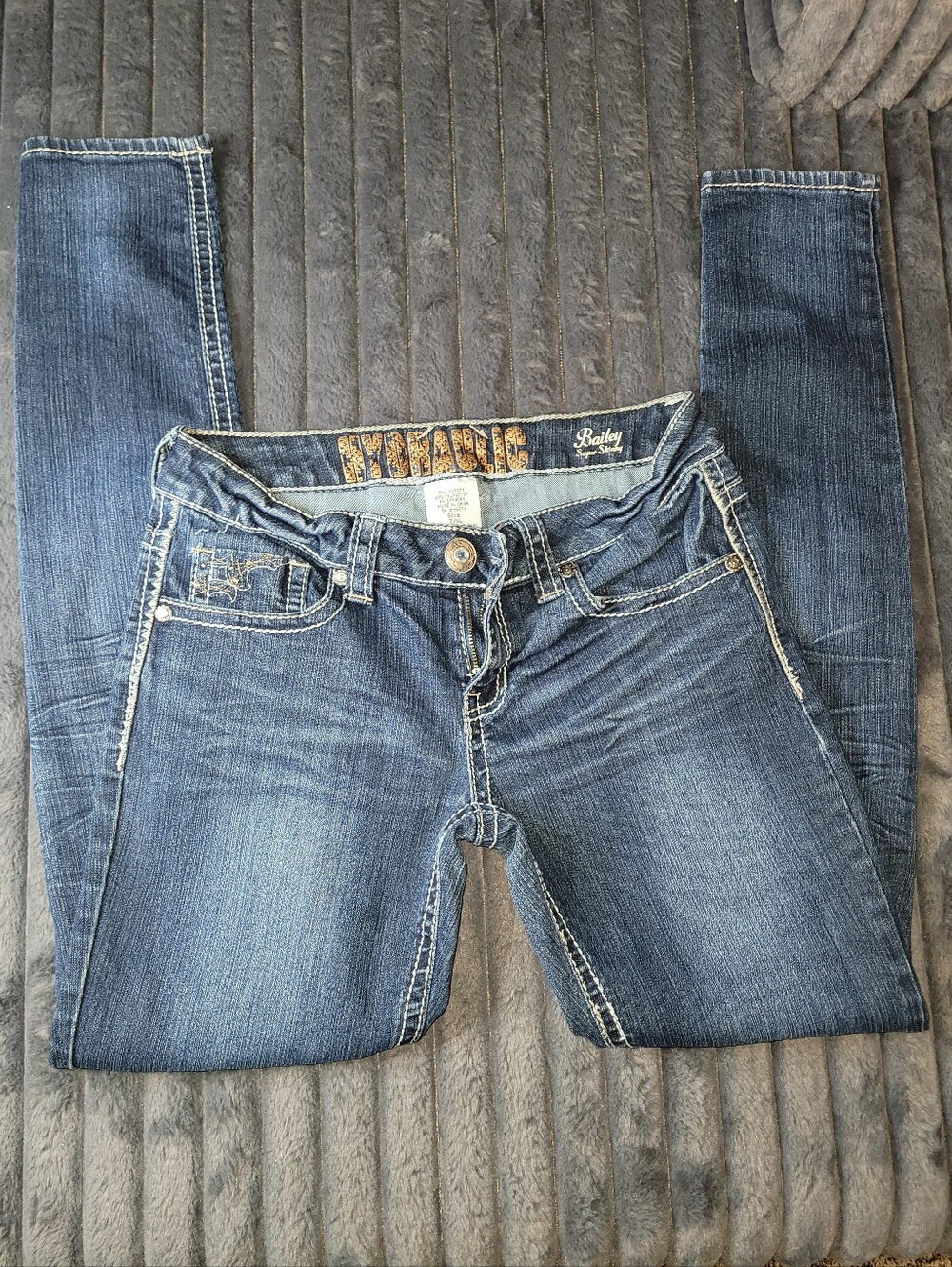 Hydraulic Women's Skinny Jeans in Medium Blue Wash